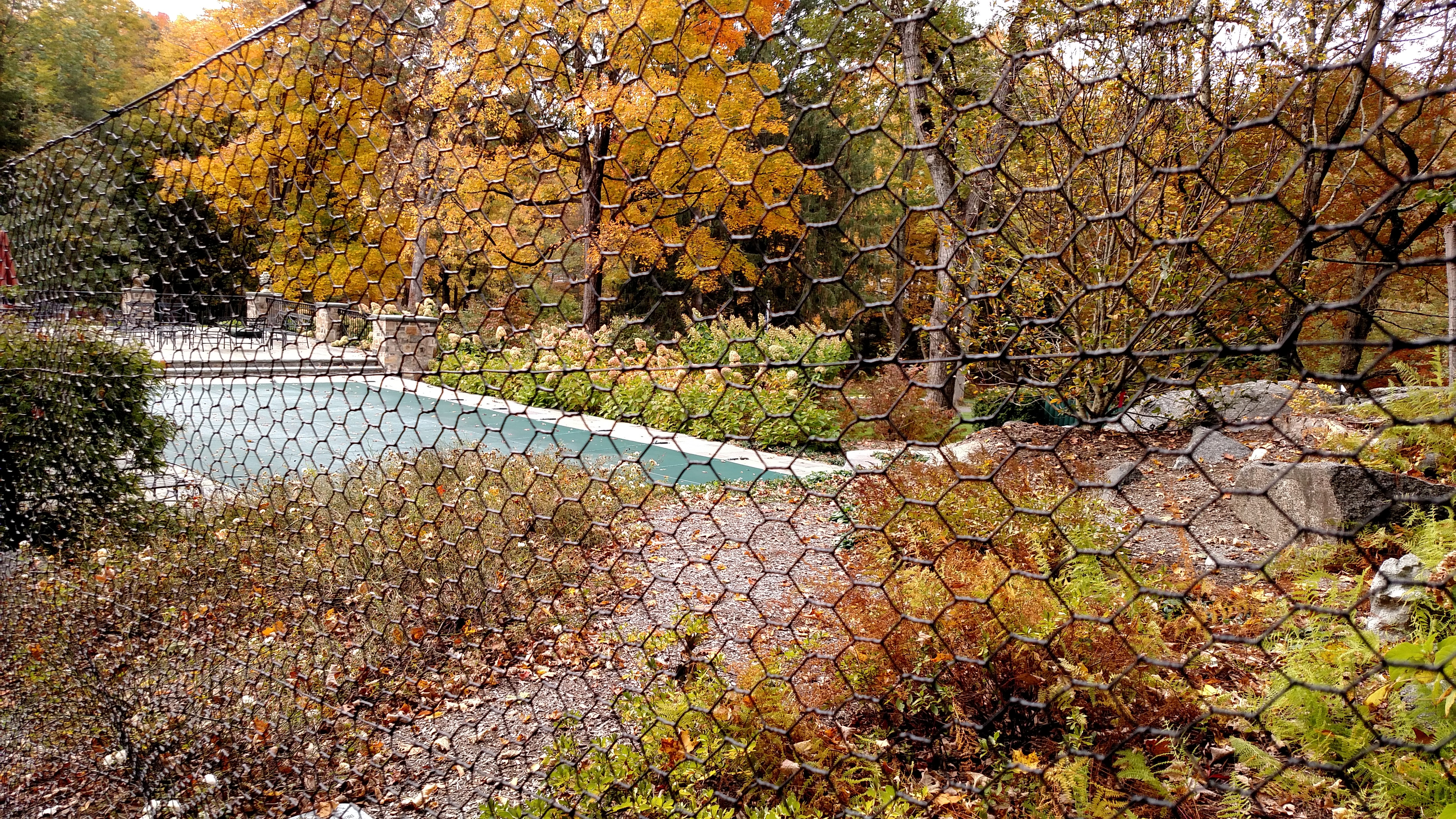 metal hexagrid deer fence