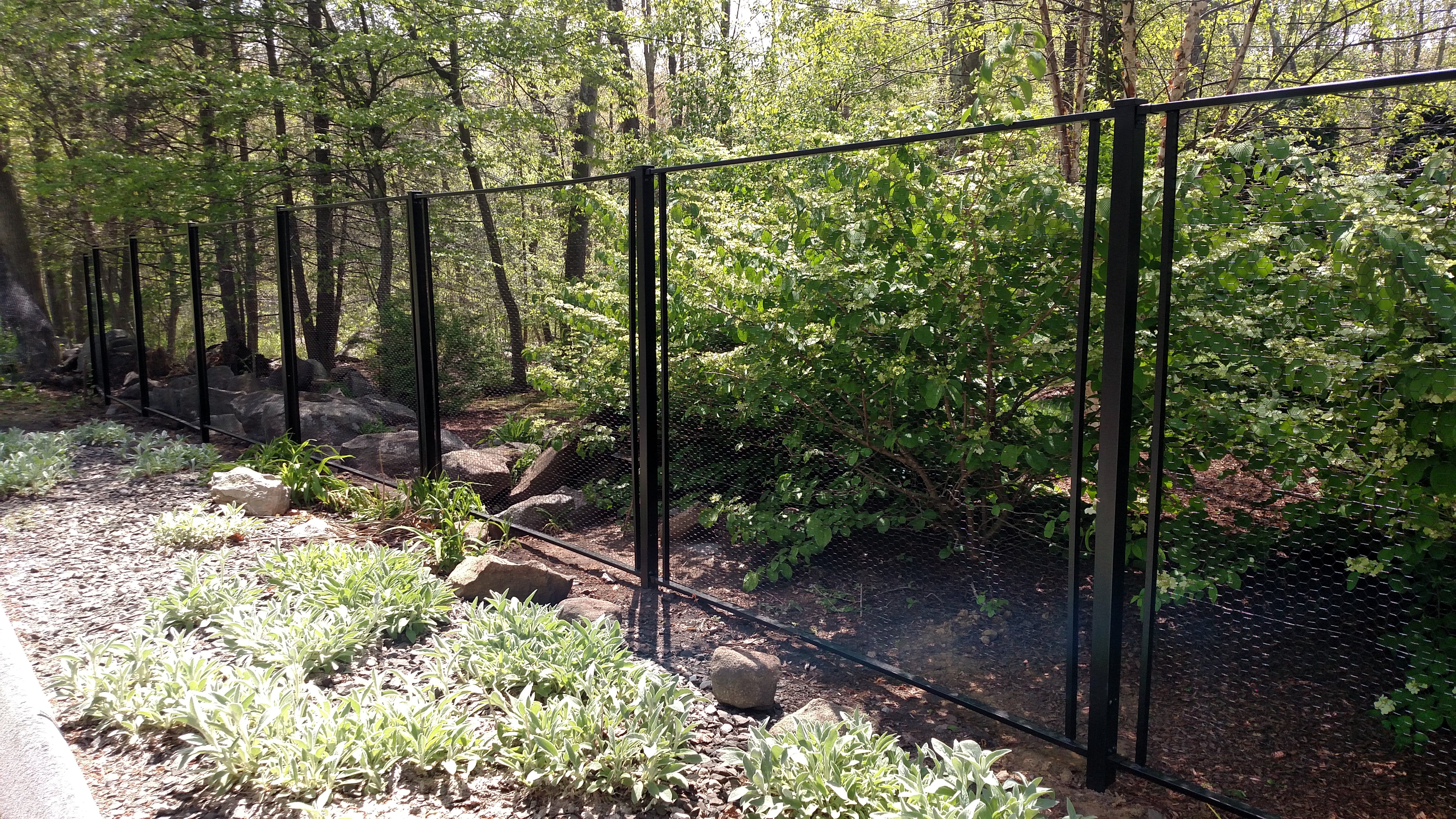 steel deer fence