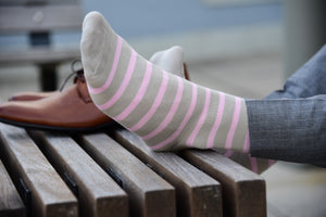 pink dress socks