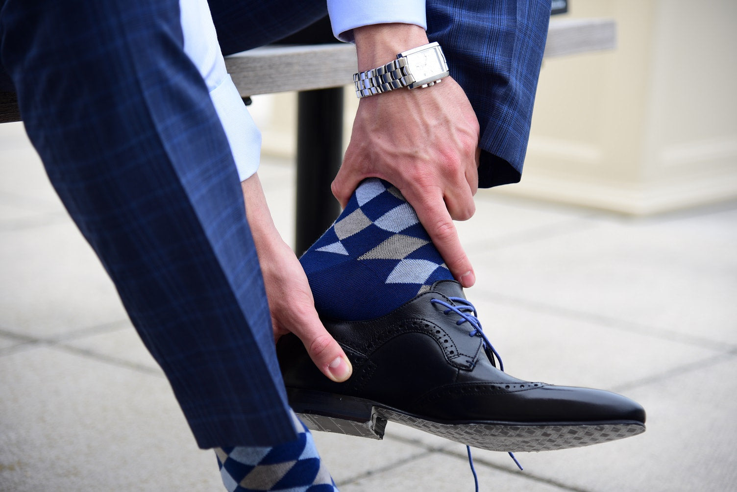 Argyle Dress Socks for Men Made in 