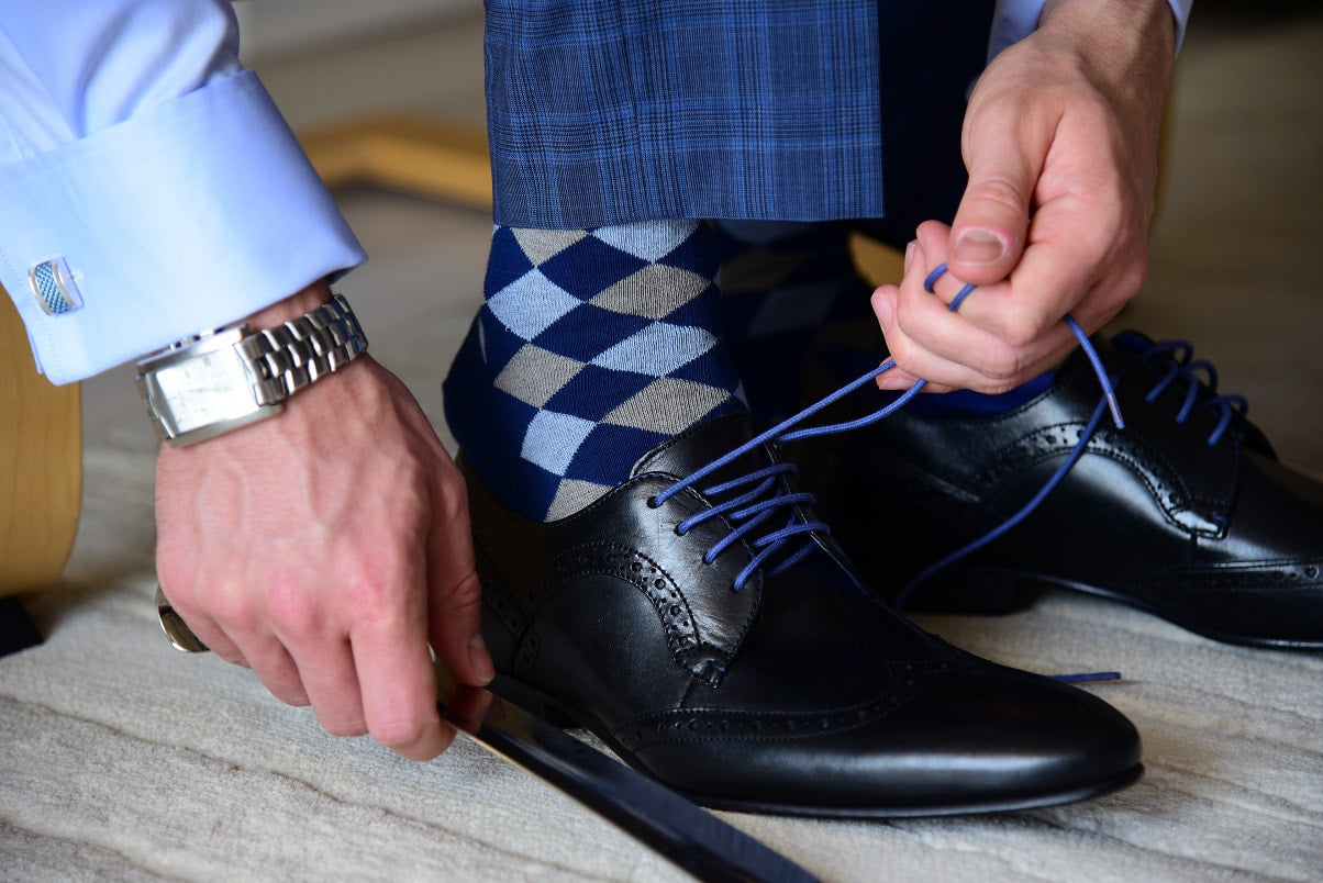 mens patterned dress socks