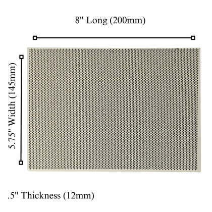 Seajan Soldering Block Honeycomb Ceramic Soldering Boards Jewelry Soldering  Kit Reverse Lock Tweezers Solder Plate for Jewelry Making Tool Soldering  Supplies Parts(2 Pcs) 