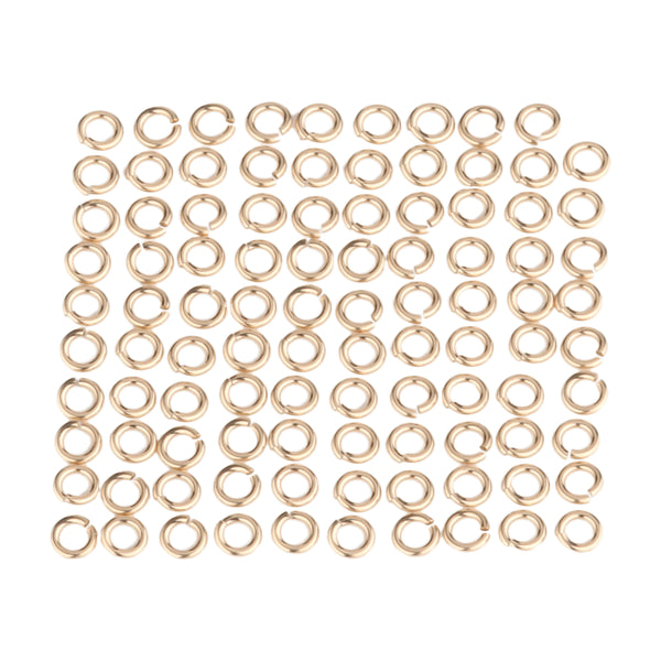 4mm 10 Piece 14k Gold Filled Jumplock Jump Ring Jewelry Making