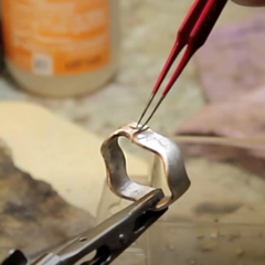 JEWELLERS BORAX FLUX CONE AND DISH BOWL SOLDERING GOLD OR SILVER