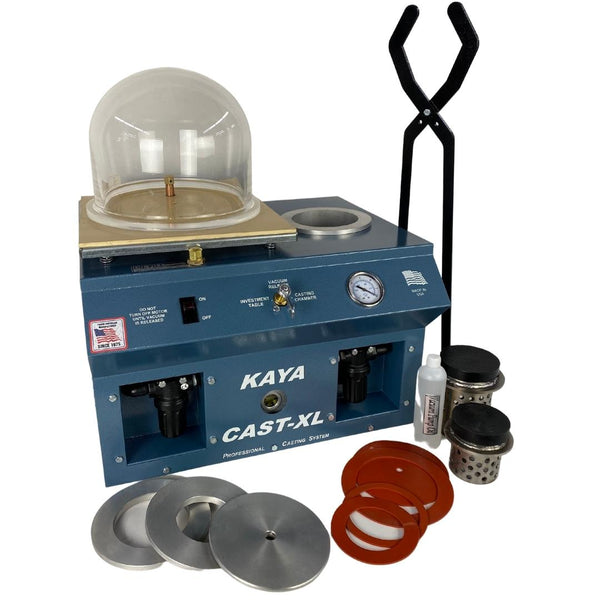 KayaCast Tabletop Vacuum Investing and Casting Machine System - 220V