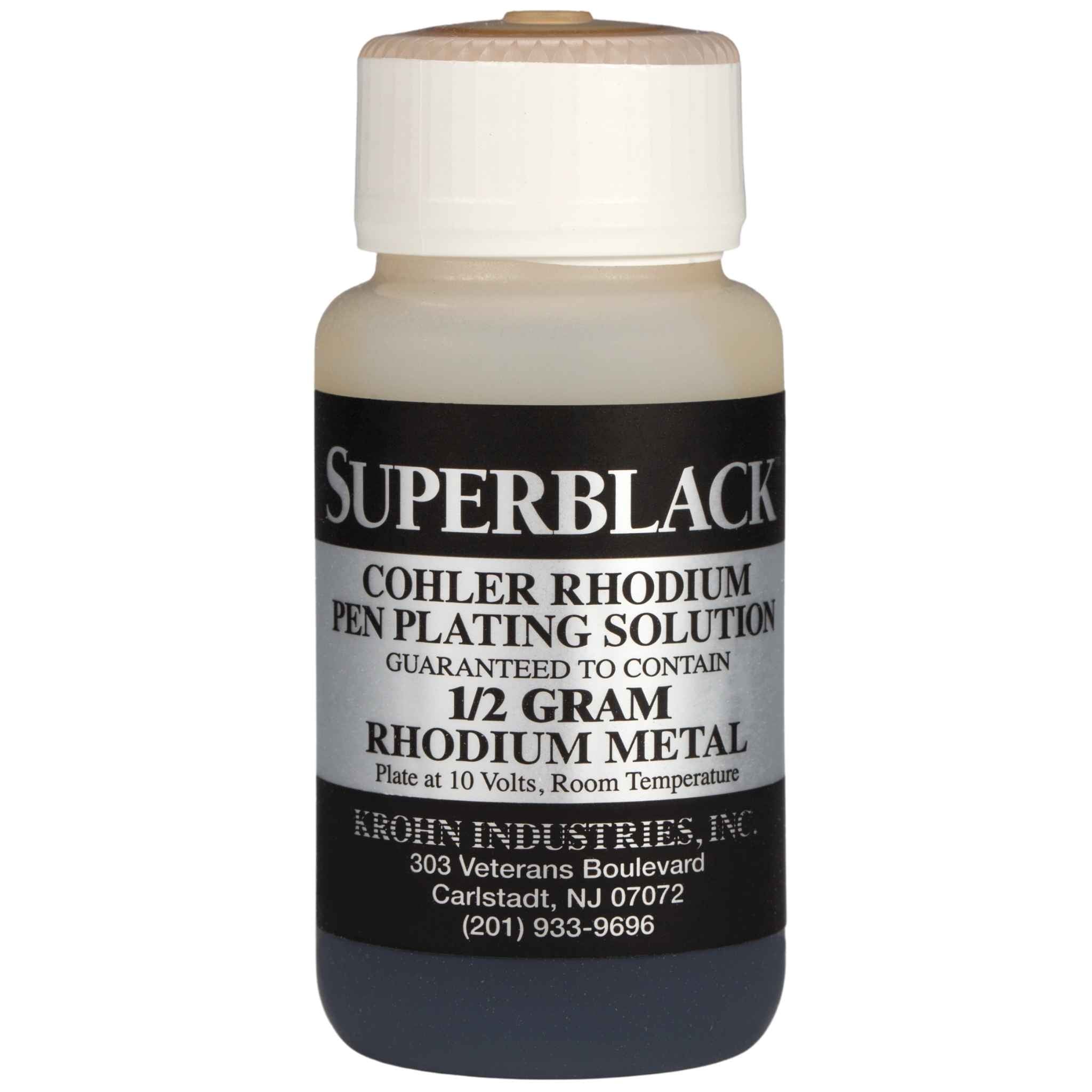 Cohler Super Black Rhodium Solution 1/2 gram