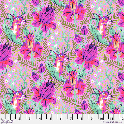 Deer John in GLIMMER from Tiny Beasts by Tula Pink
