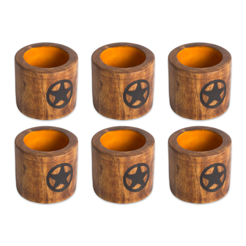 Wooden Napkin Rings (S/6)