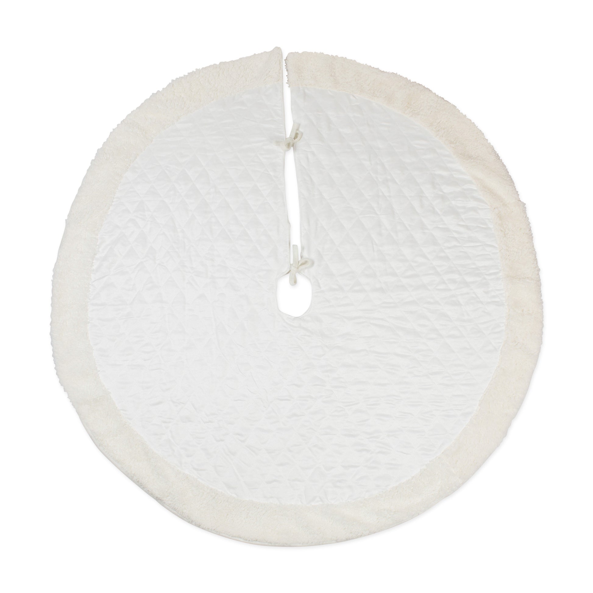 Cream Diamond Quilted Holiday Tree Skirt – DII Home Store