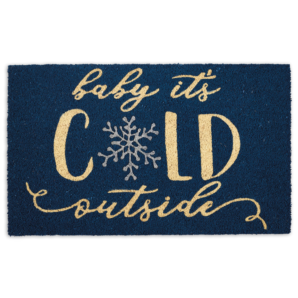 Baby It's Cold Outside Snowman Coir Doormat