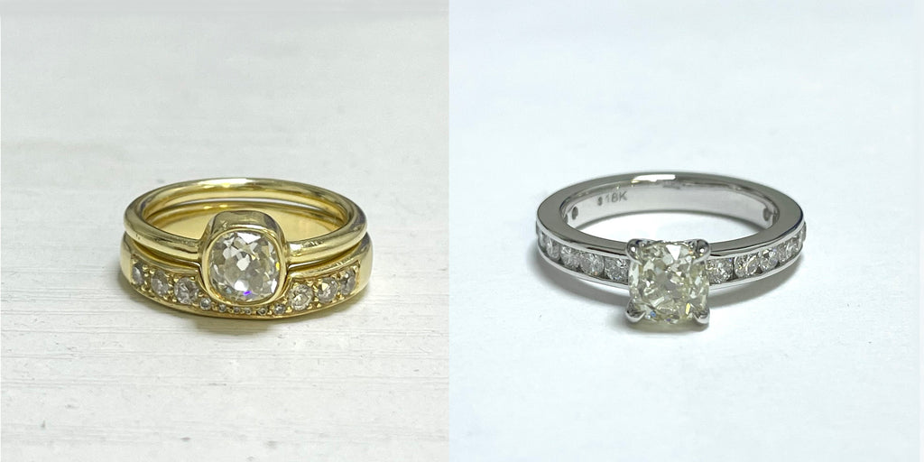 custommade ring, custom ring, engagement ring, studio remod