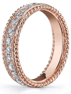 Rose Gold Eternity Ring