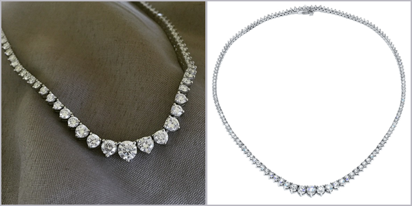 Diamond Riviere Necklace | Kaufmann de Suisse