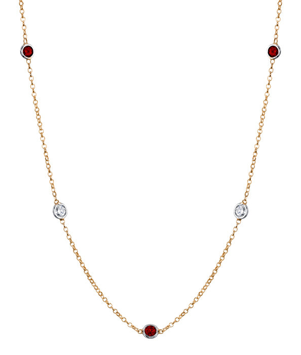 garnet birthstone jewelry necklaces