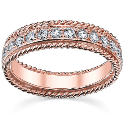 Rose Gold Diamond Eternity Rings