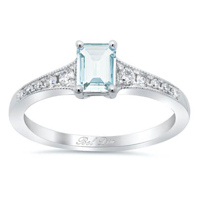 Aquamarine Engagement Rings