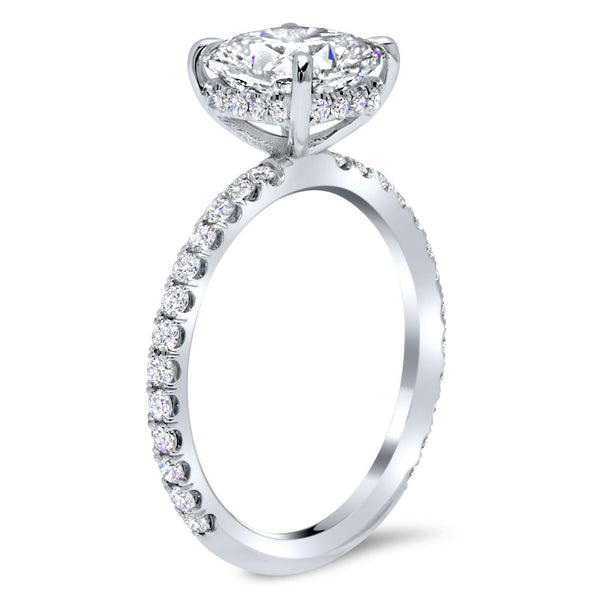 Popular Under And Drop Halo Engagement Ring Styles – Debebians