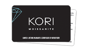 Kori Moissanite Certificate of Authenticity and Limited Lifetime Warranty