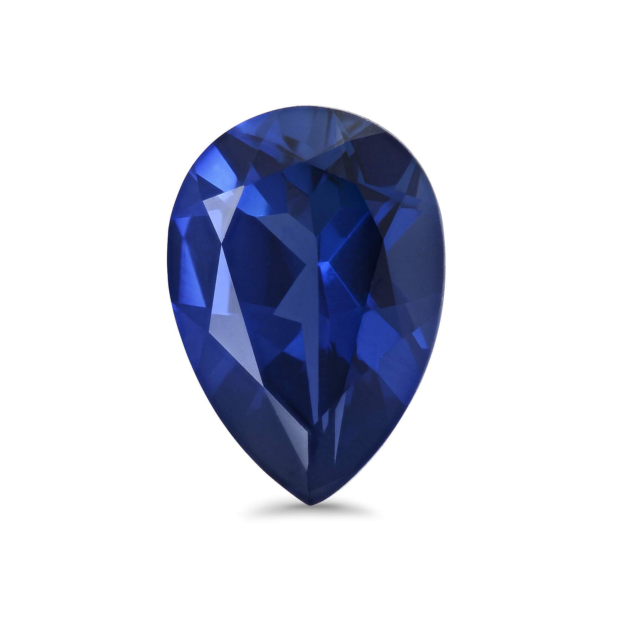 Pear shape blue on sale sapphire