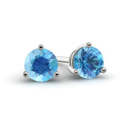 Blue Topaz Earrings