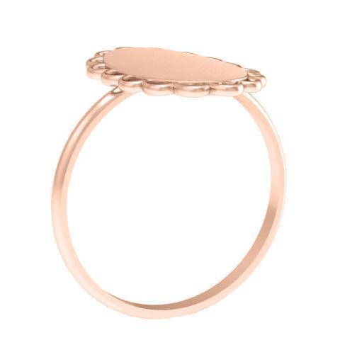 Manufacturer of Ladies rose gold fancy ring-rlr136 | Jewelxy - 148723