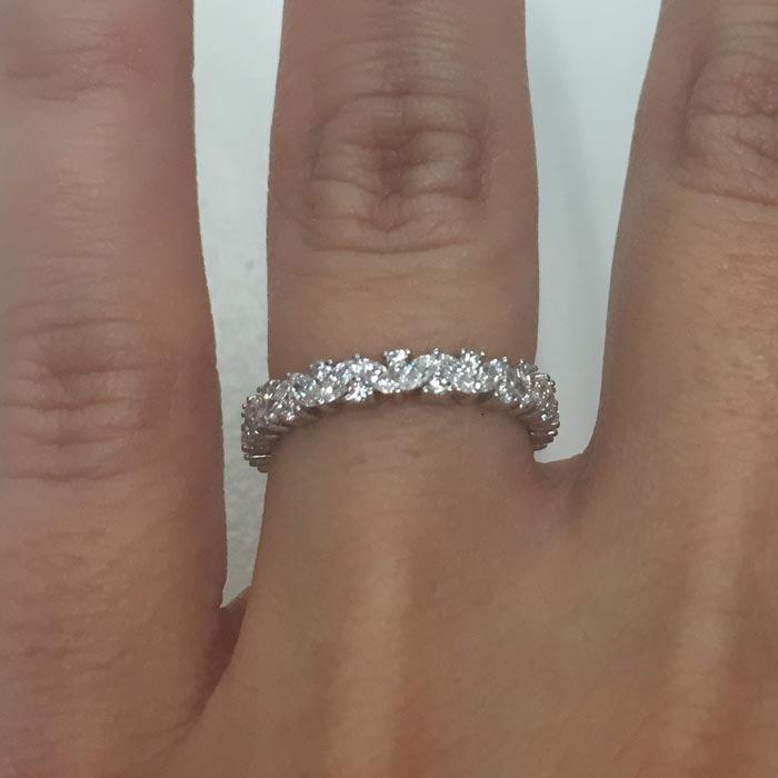 marquise diamond band ring