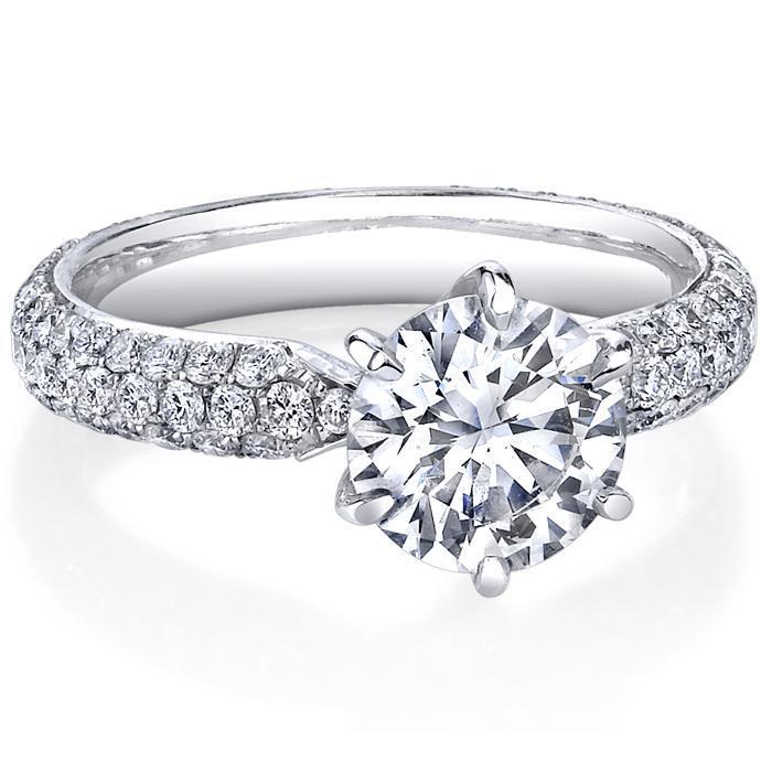 pave engagement rings