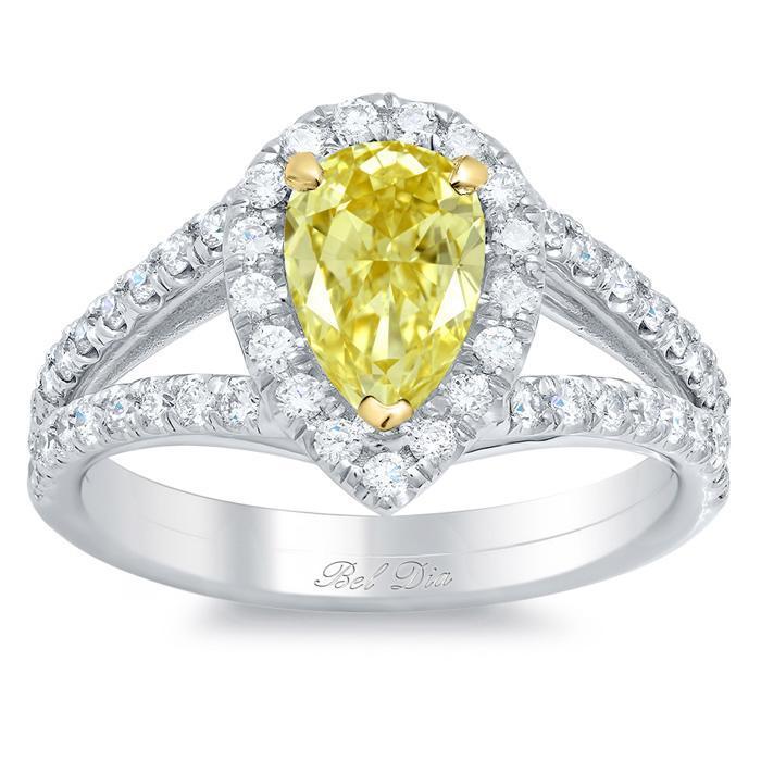 canary engagement ring