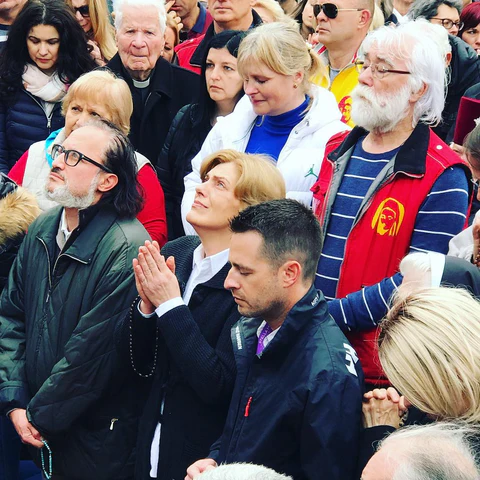 Sean Bloomfield in Medjugorje