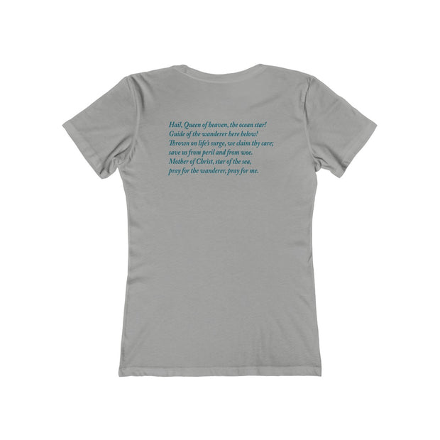 Women's Star of the Sea shirt with prayer – Stella Mar Films