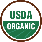 USDA Organic label with green and white design.