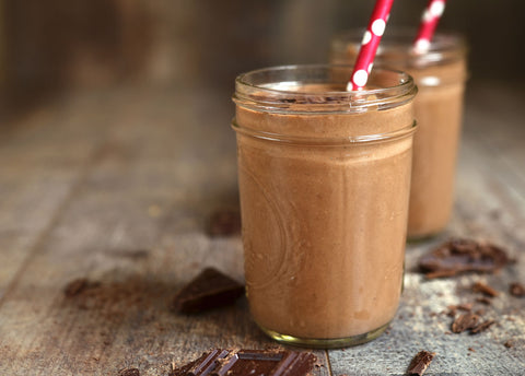 chocolate peanut butter protein smoothie