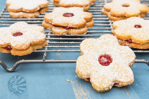 Spring Flowers Chia Jam Cookies