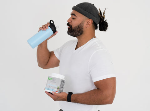 Man with Active Hydration
