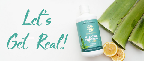 Vitamin Mineral Rush with aloe health, wellness