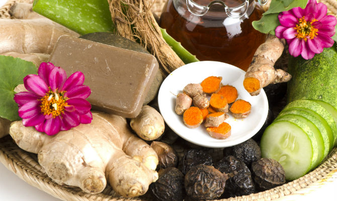 natural soap and healthy foot on tray-foods for radiant skin