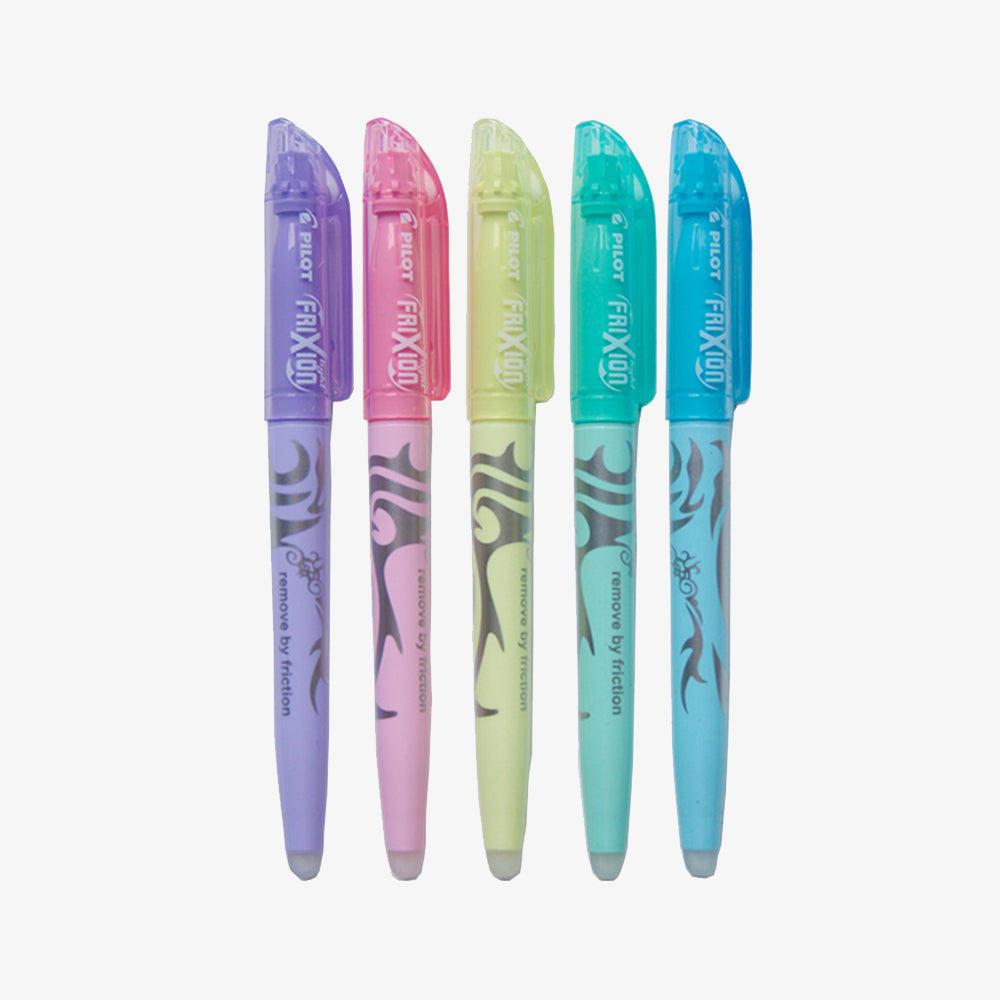 Pilot FriXion Erasable Highlighters - Assorted Color 5-pack – Ink+Volt