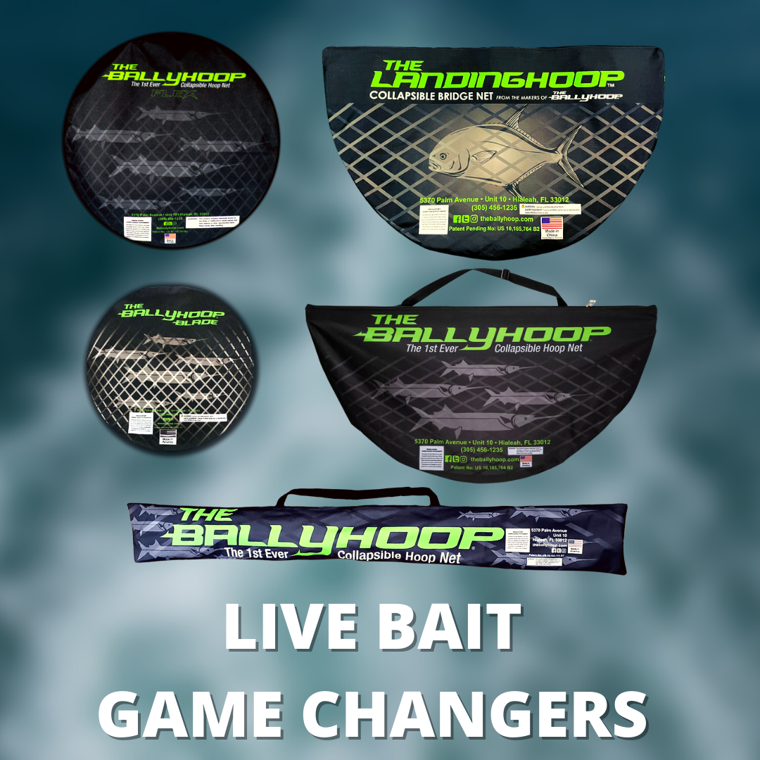 The BallyHoop  Collapsible Hoop Net Catch Live Bait