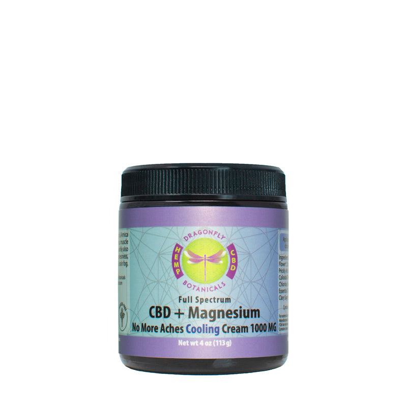 CBD + Magnesium No More Aches Full Spectrum Cooling Topical Cream