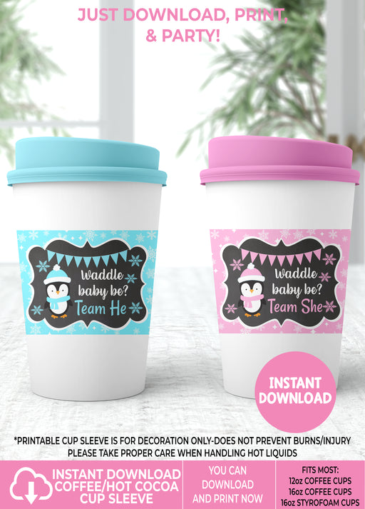 Decorative Coffee Cup Sleeve