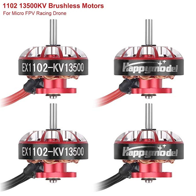 4 個 1102 13500KV ブラシレス モーター 2S EX1102 マイクロ FPV レーシング用マイクロ ドローン モーター