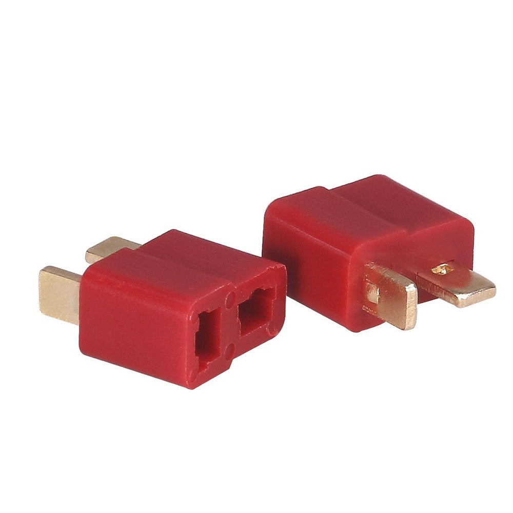 20 Pairs T-Plug Connectors Deans Style Male and Female with 40 pcs Shrink Tubing For RC LiPo Battery