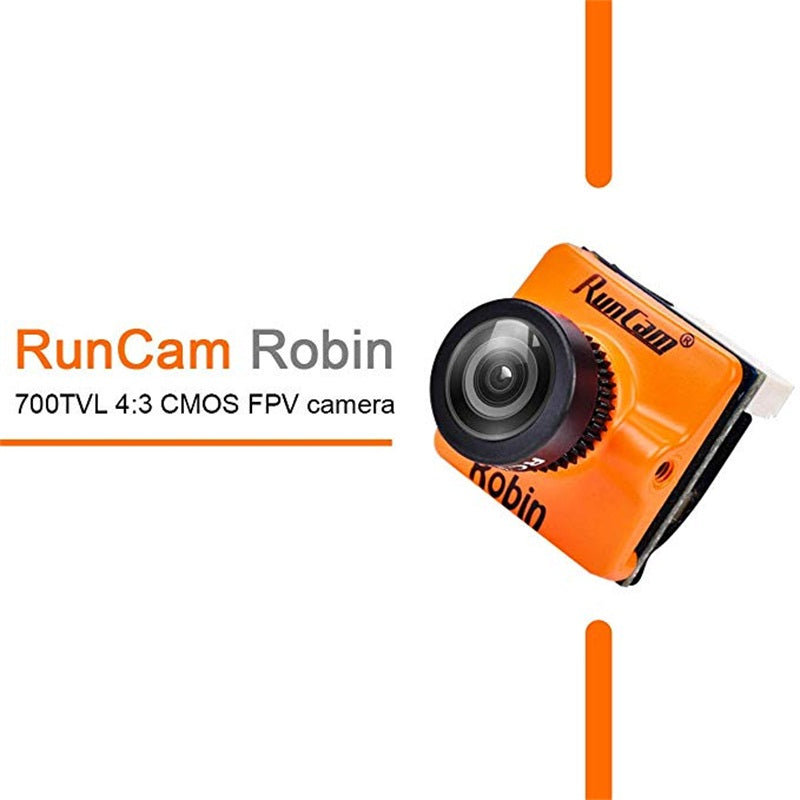 RunCam Robin 700TVL 1.8mm Lente 160 Grados Micro Mini FPV Cámara para FPV Quadcopter Racing Drone