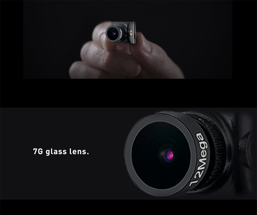 Caddx Kangaroo 1000TVL 2.1mm 12M 7G ガラス レンズ /2M 2.1mm レンズ FPV カメラ RC ドローン用