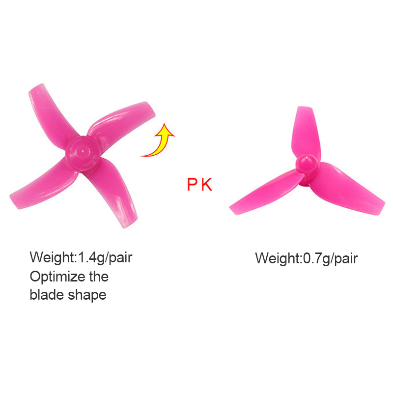 Makerfire 20pcs 48mm 4-Blade Propeller for  for ARMOR 85 FPV Drone Quadcopter