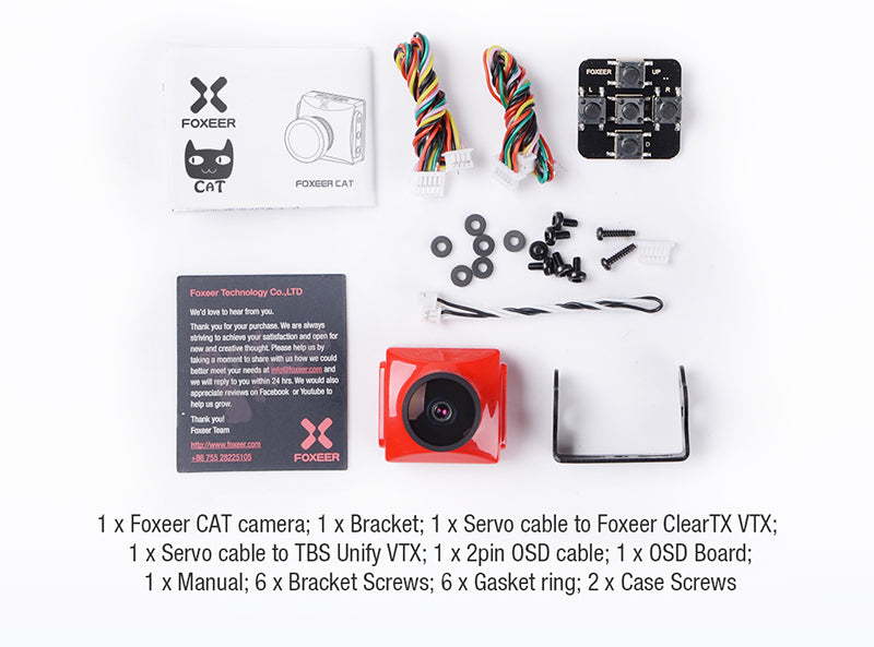 FOXEER CAT Professional NIGHT Fight FPV Camera SUPER Staight 2MP Sensor Ultra High Definitions