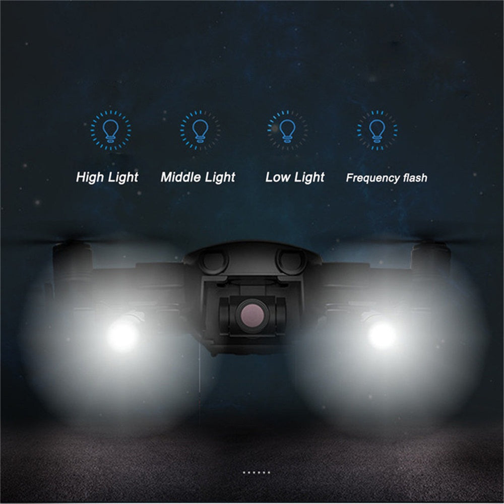 DJI Mavic Air Accesorios Kit de luz LED Linterna pequeña para Mavic Air Drone Flash de relleno