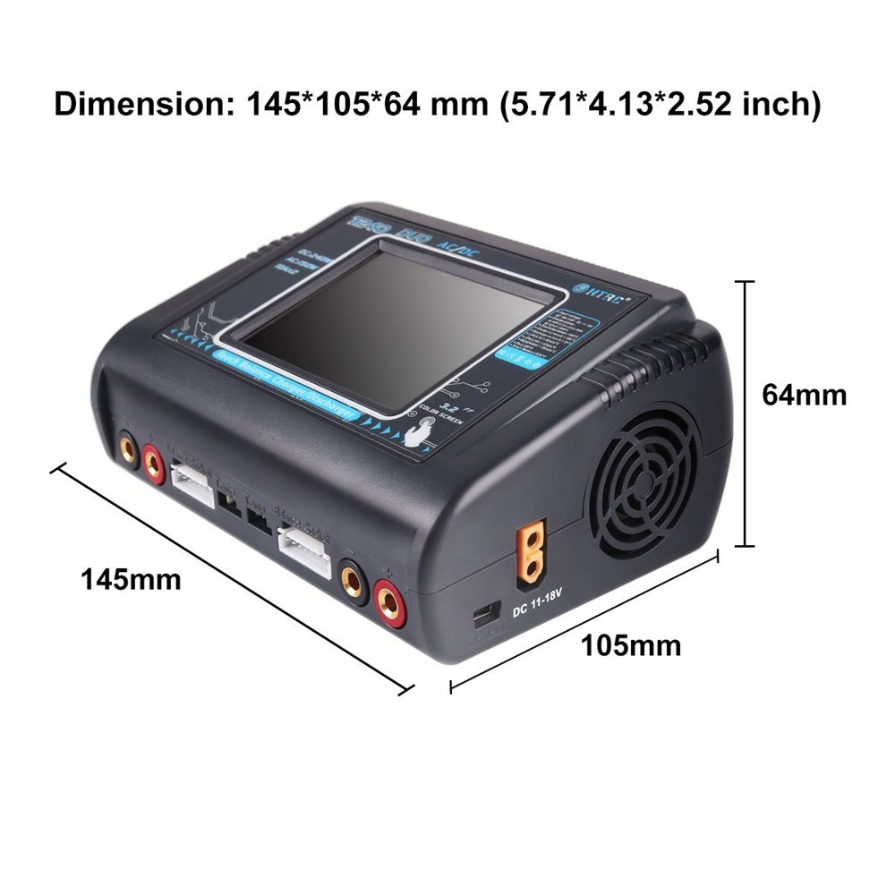 HTRC T240 LiPo Charger AC/DC 150W/240W Dual Balance Charger AC DC