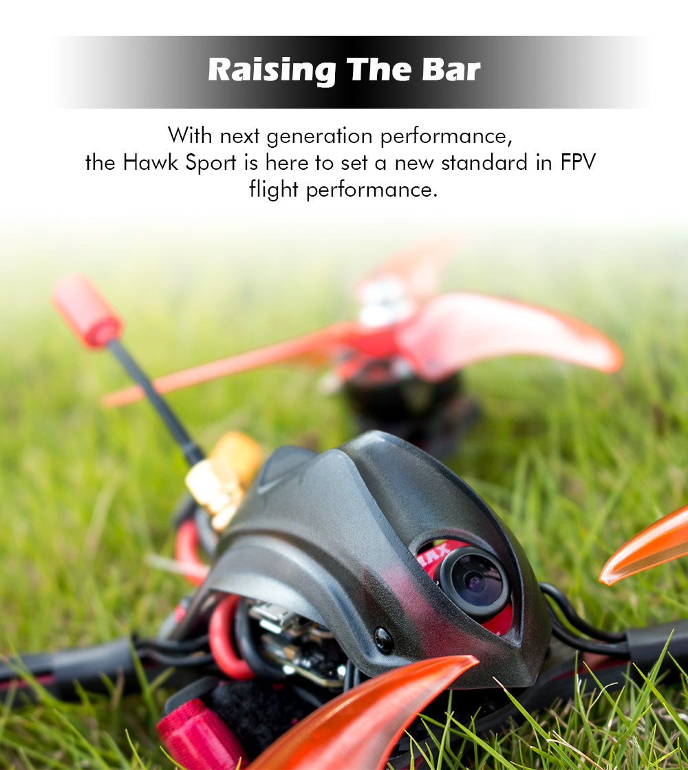 Emax Hawk Sport 5 inch Racing Drone BNF/PNP version ECO2207 2400KV/1700KV