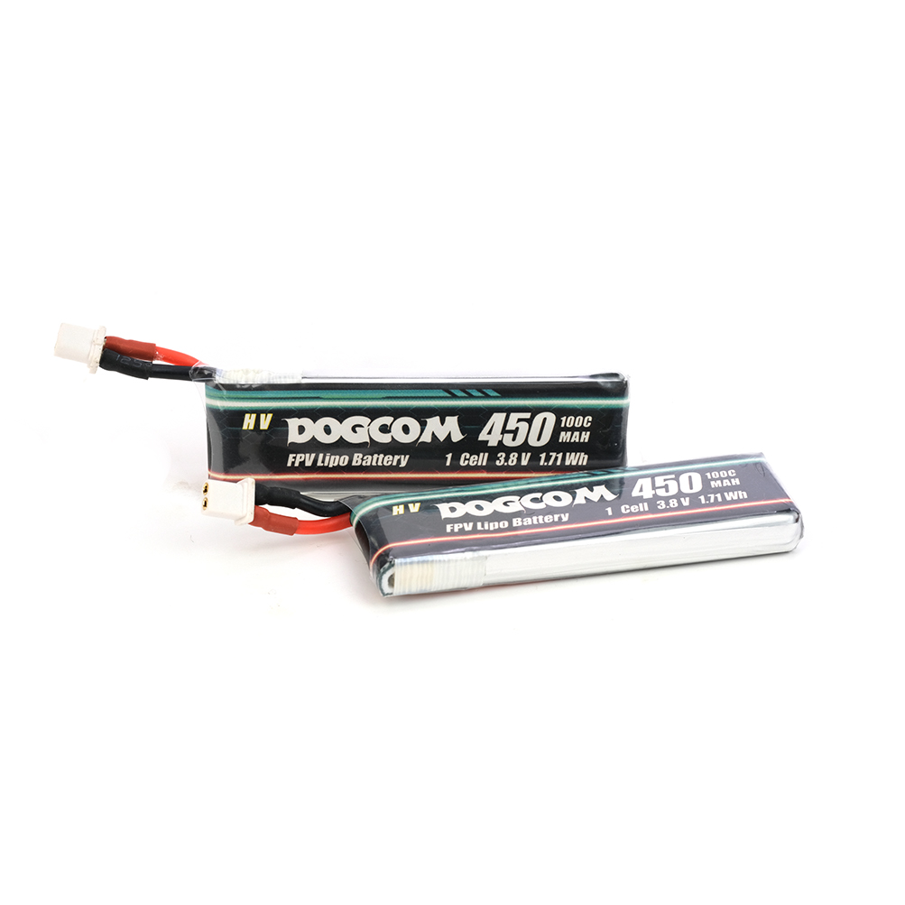Dogcom 1S HV 3.8V 450mAh 100C Lipo BT2.0